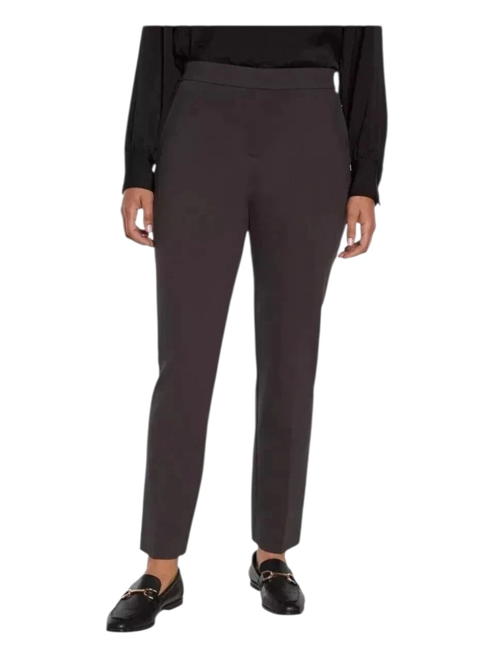 Banana Republic Dark brownSlim Cropped Ankle Pants Size 12